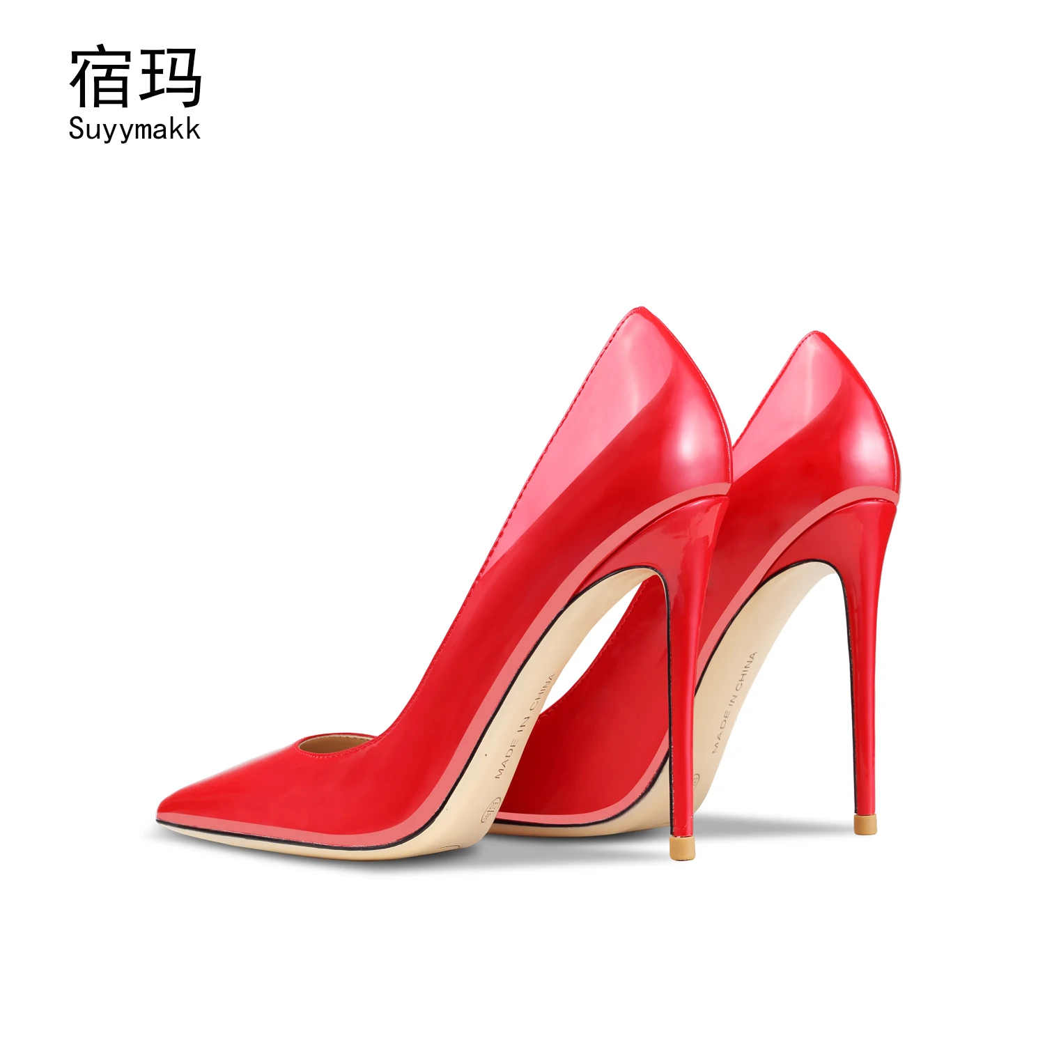 Scarpe donna tacchi alti nuove scarpe da donna di lusso in vera pelle dรฉcolletรฉ classici rossi tacco sottile nero punta a punta bocca poco profonda