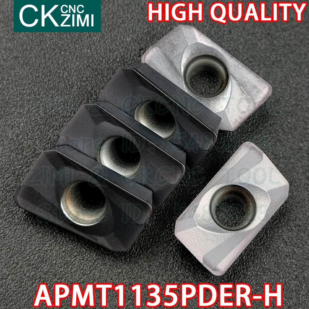 APMT1135PDER-H ZM1125 APMT 1135 PDERH超硬インサート肩フライス盤インサートツールCNC機械旋盤インデックス可能な切削工具