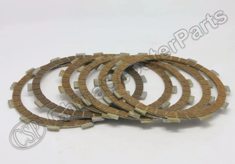 

6PCS NC250 CLUTCH plate 250CC ZongShen ZS177MM xmotos apollo KAYO T6 BSE 250 4 valve dirt pit bike