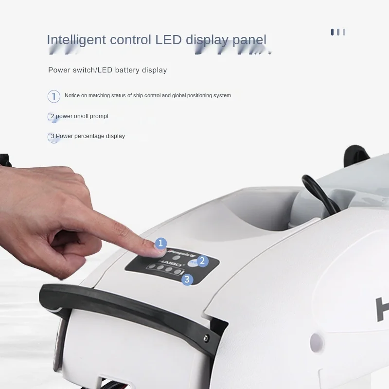 Ipenguin Intelligent Control Marine GPS Anchor Wireless Foot Control Propeller Luya Boat Electric Propulsion 12V Electrical .