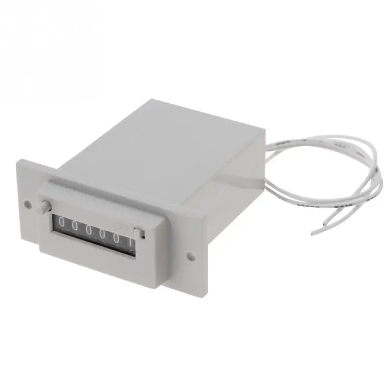 CSK6-YKW 6 أرقام الكهرومغناطيسية نبض عداد أداة AC110V / AC220V / DC24V الكهرومغناطيسية عداد 220 فولت
