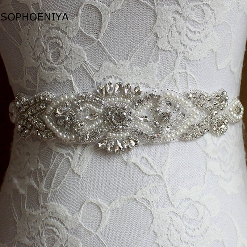 

New Arrival Rhinestones Belts Bridal belt wedding with crystal diamond wedding dress belt sash Wedding accessories