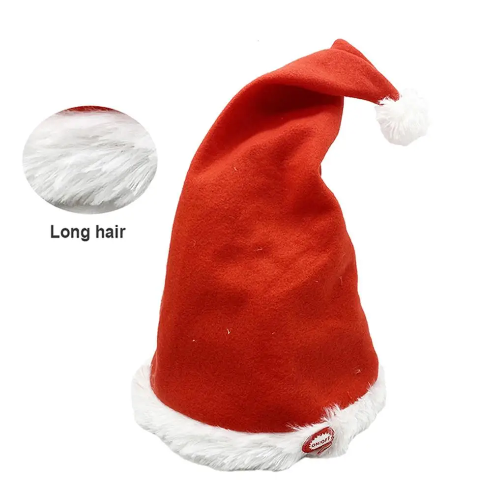 Electric Christmas Hat With Music Dancing Cap For Children Christmas Gift Happy Baby Toys For Children