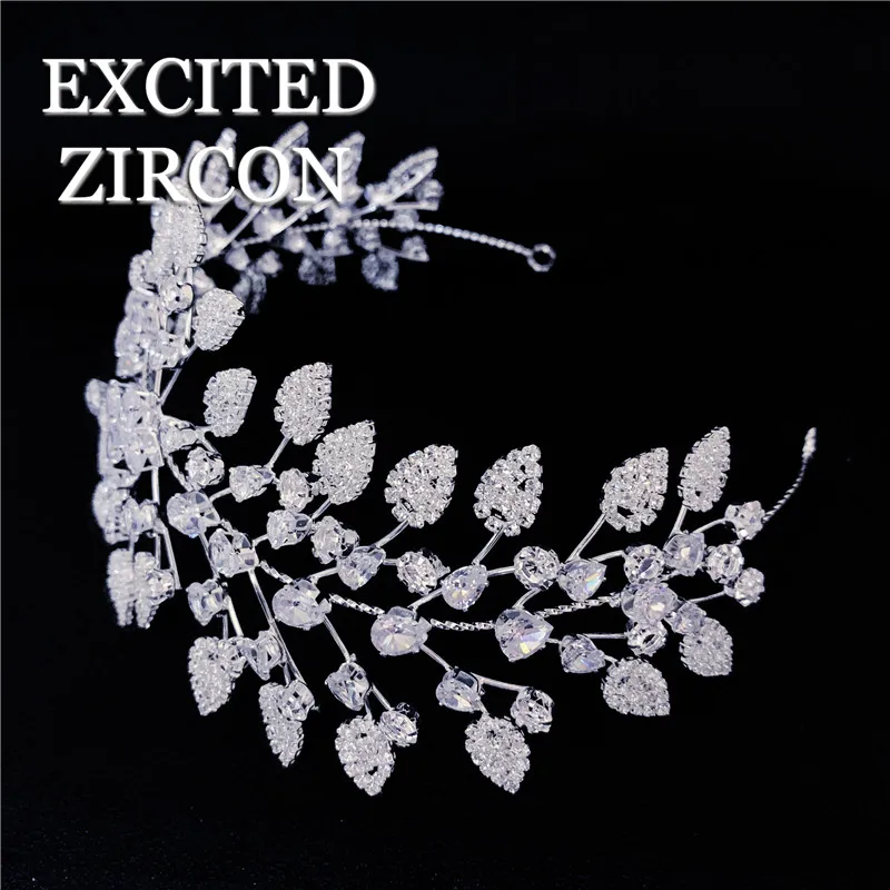 Bling zircon crystal hair accessories hairpins women fashion noble fine jewelry bride wedding accessories princess gifts