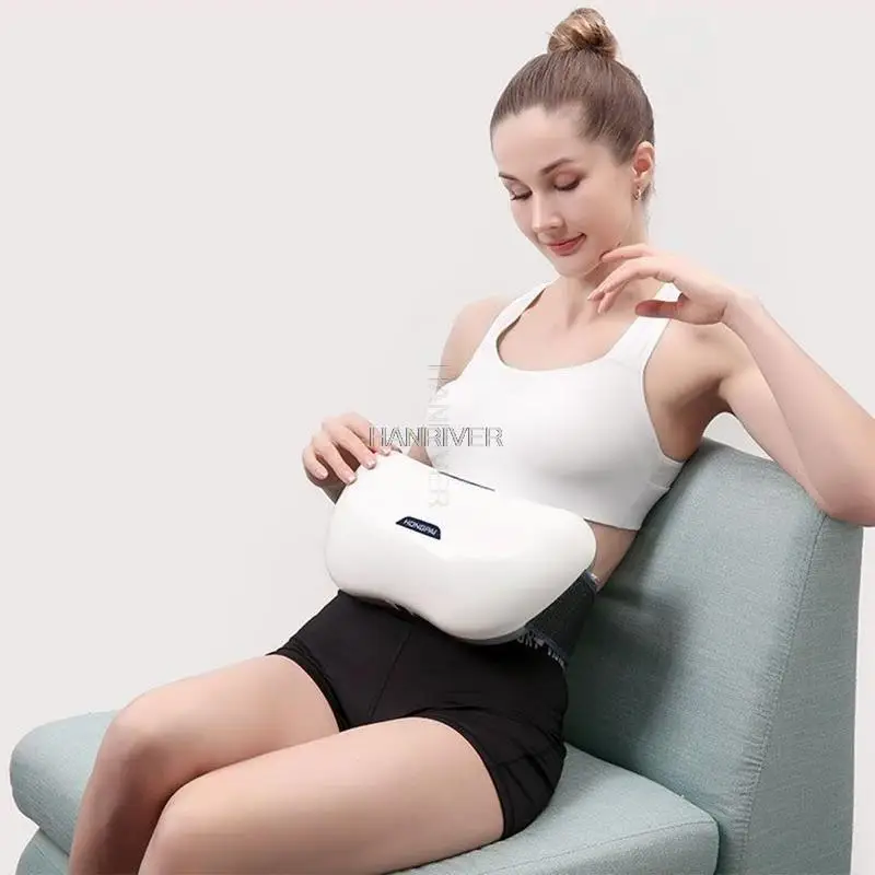 

Auto Forward Reverse Kneading Heating Compress Abdominal Massager Timing Foldable Charging Protect Stomach Health Device