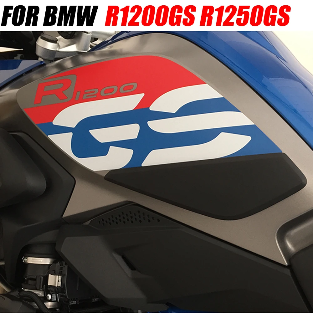 

For BMW R1200GS GS R1250GS Motorcycle Tank Traction Side Pad Gas Fuel Knee Grip reflective Sticker Decal protective pad Non-slip