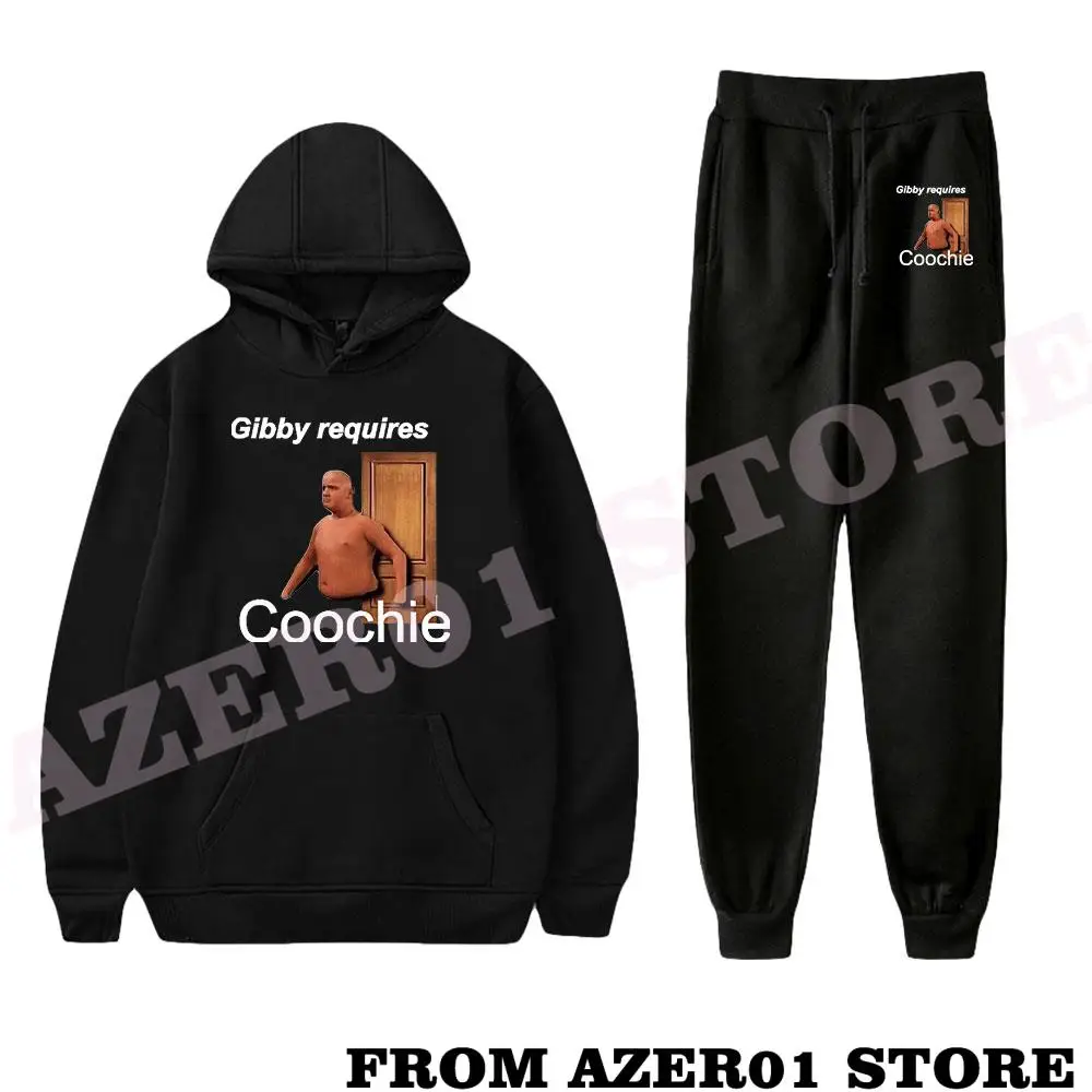 

Костюм с капюшоном и брюками на резинке из двух предметов