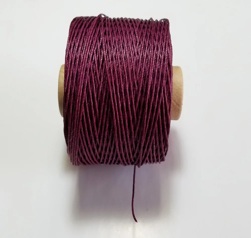 Waterproof 100% Linen waxed thread 100m/roll twine cords  for Leather sewing handmade accessory DIY