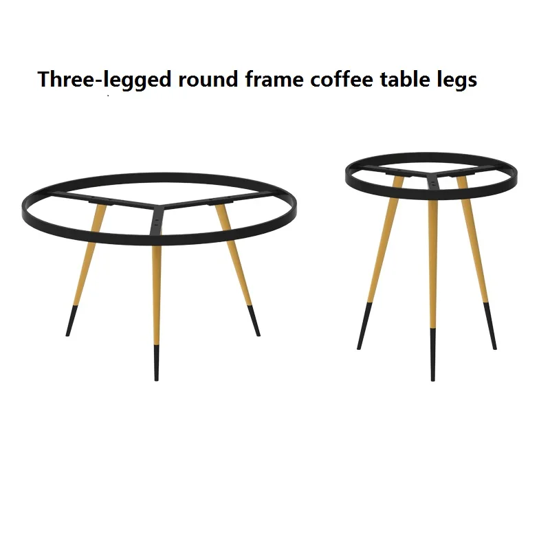 Customizable Coffee Round Table Leg Brackets, Wrought Iron Table Frame