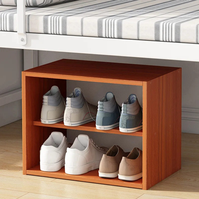 Modern Bed Shoe Rack Bedroom Shoe Rack Household Storage Artifact Multi-layer Simple Door Bedroom Dustproof Shoe Cabinet