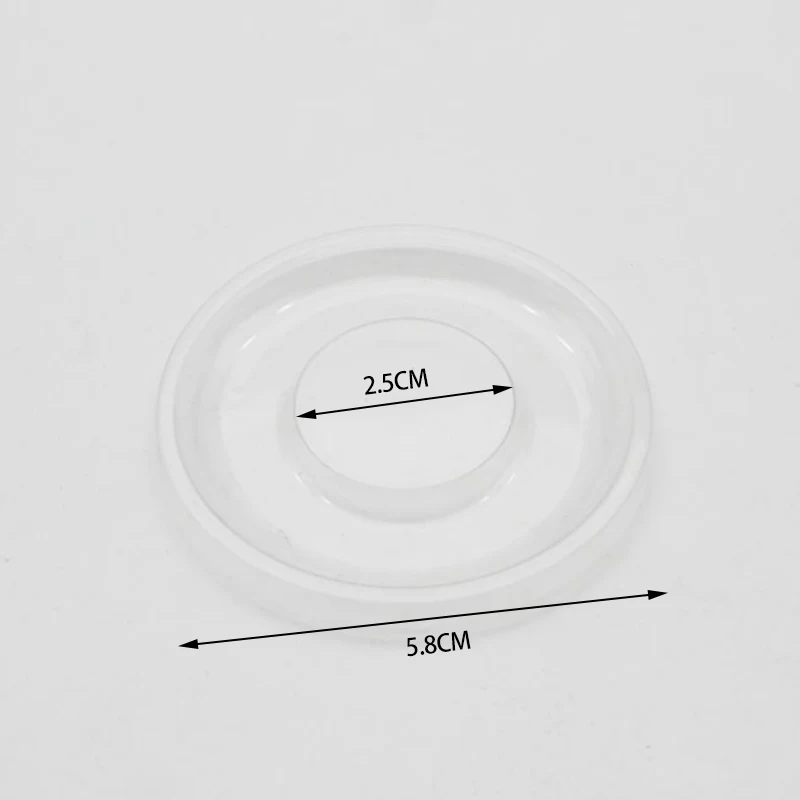 100Pcs Groothandel Cirkel Ronde Clear Lash Trays Plastic Transparant Blank Houder Lade Voor Wimper Verpakking Box Case Container