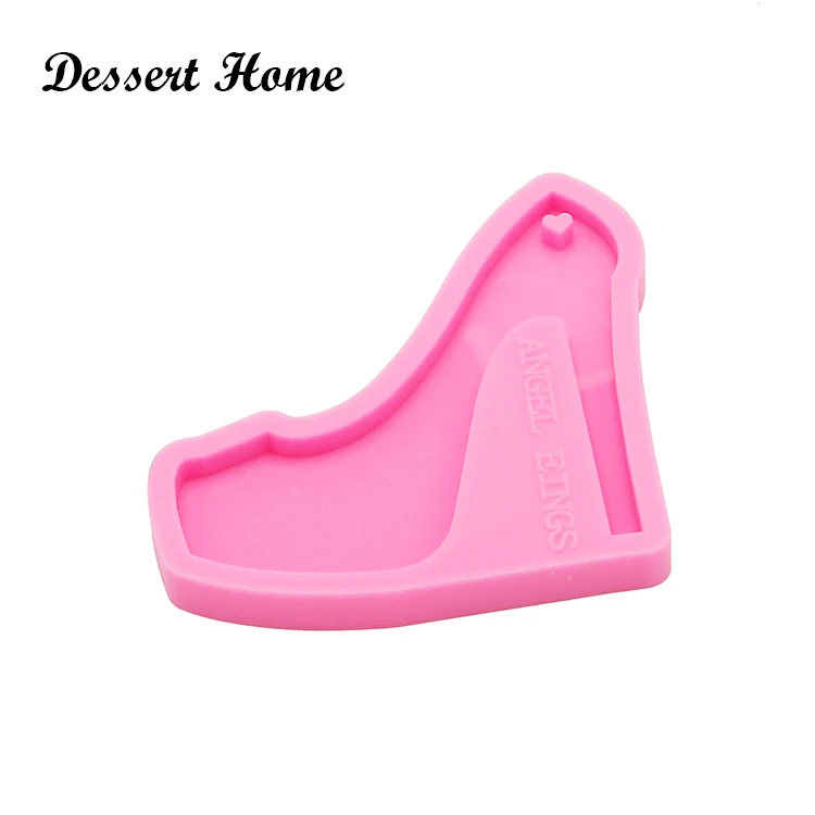 DY0150 Silicone High Heels Mold for DIY Keychain Jewelry Making Tools Epoxy Resin Resin Moldes Shiny Glossy