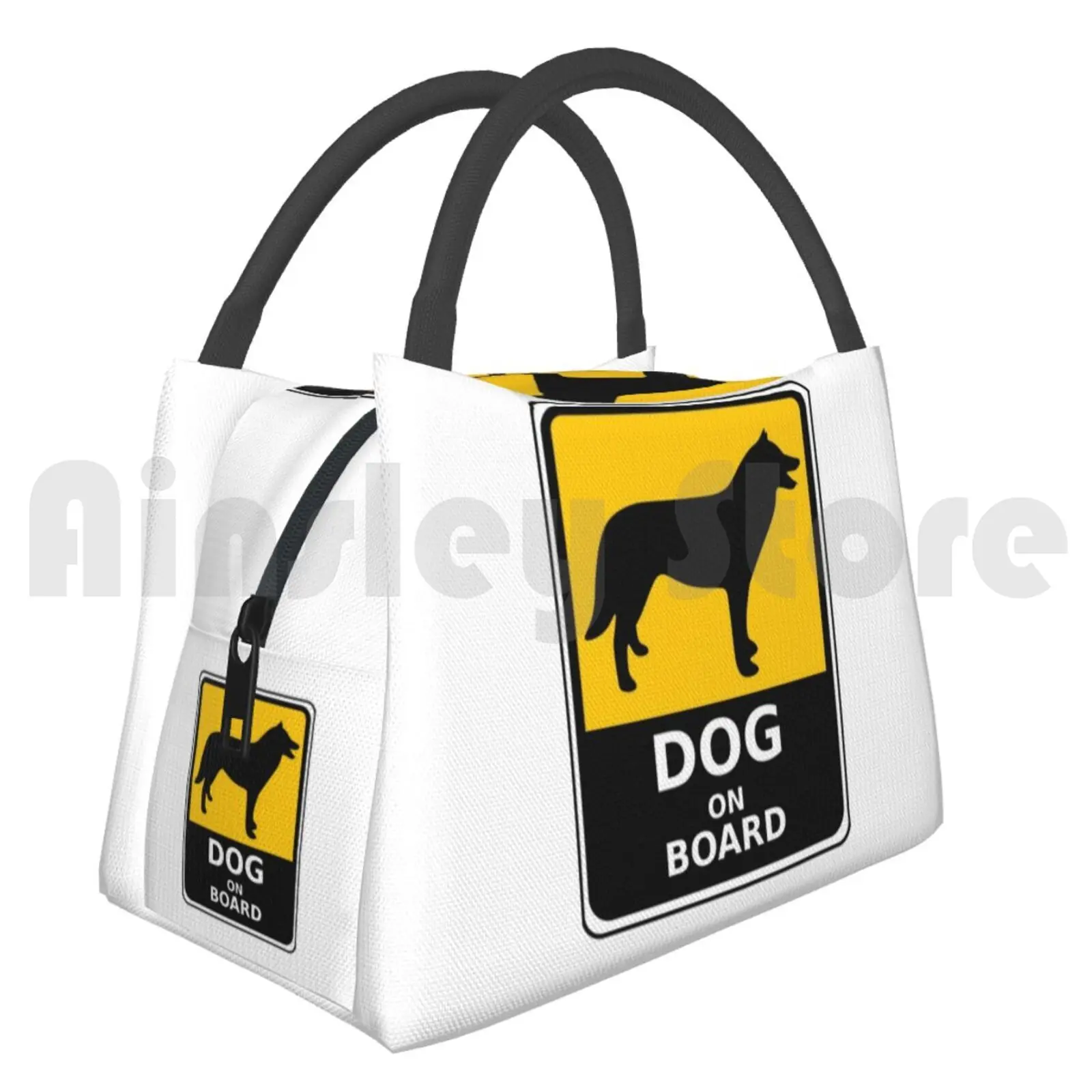 

Portable Insulation Bag Dog On Board Sing Dog On Board Dog Dogs Shield Note Sign Dog Sign Dog Love Dog Lover