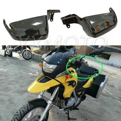 Carbon fiber color modified handle shield suitable for  BMW F650 F650GS F 650 00-07 G650GS 00-18 Hand Guards Protector