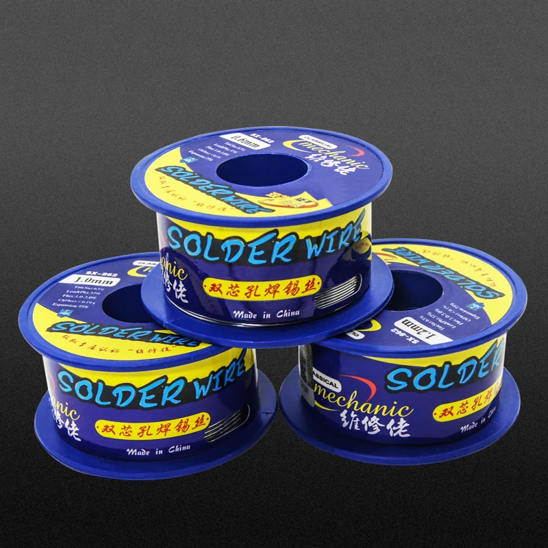 MONTEUR SX-862 Rosin Core Soldeer 60g 0.3/0.4/0.5/0.6/0.8/1.0/ 1.2mm Laag Smeltpunt Lassen Tin Draad BGA Solderen Gereedschap