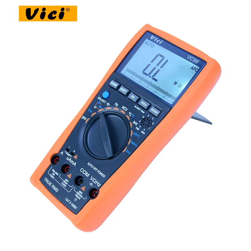VICI VC99 3 6/7 Auto range digital multimeter 1000V 20A DC AC voltage current Resistance Capacitance tester
