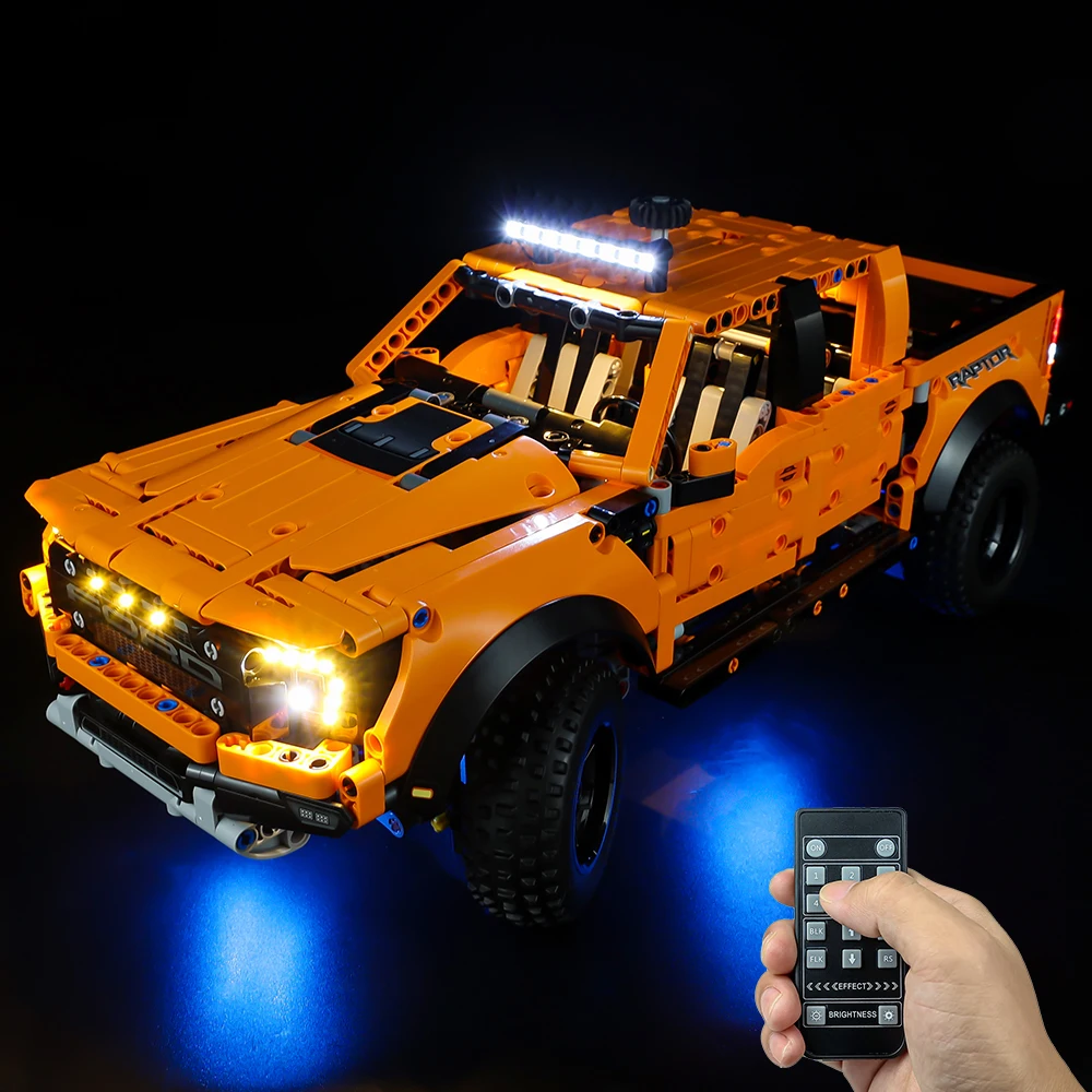 Led Light Kit Building Blocks F-150 Raptor Pickup Car For LEGO Technical 42126(Only Light Kit Included)