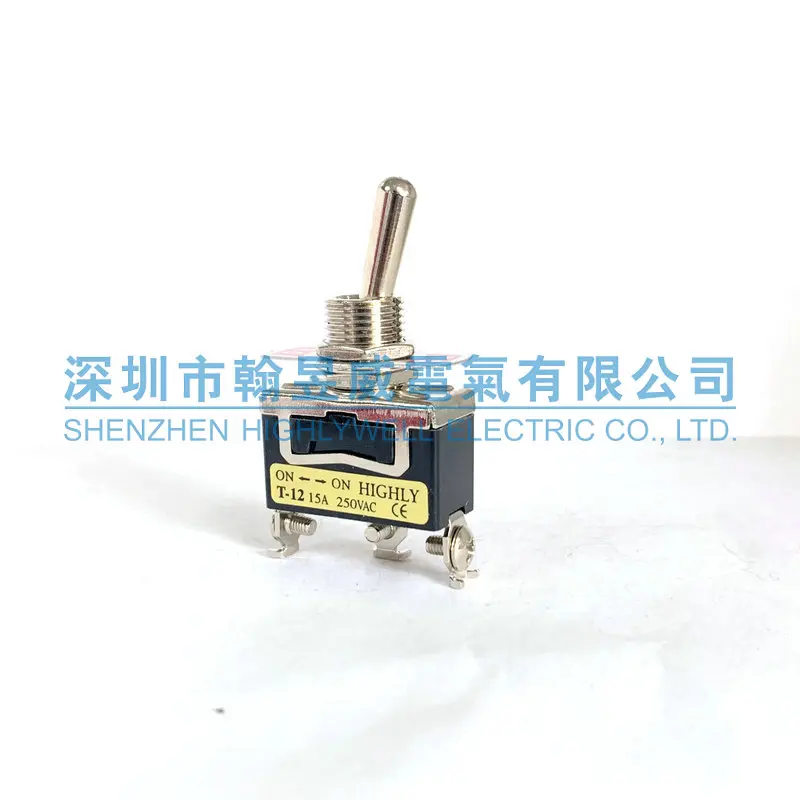 

Taiwan HIGHLY highly single-pole single-pole second gear third gear 15A toggle switch T-11BS 12BS T-13BS 10 pcs