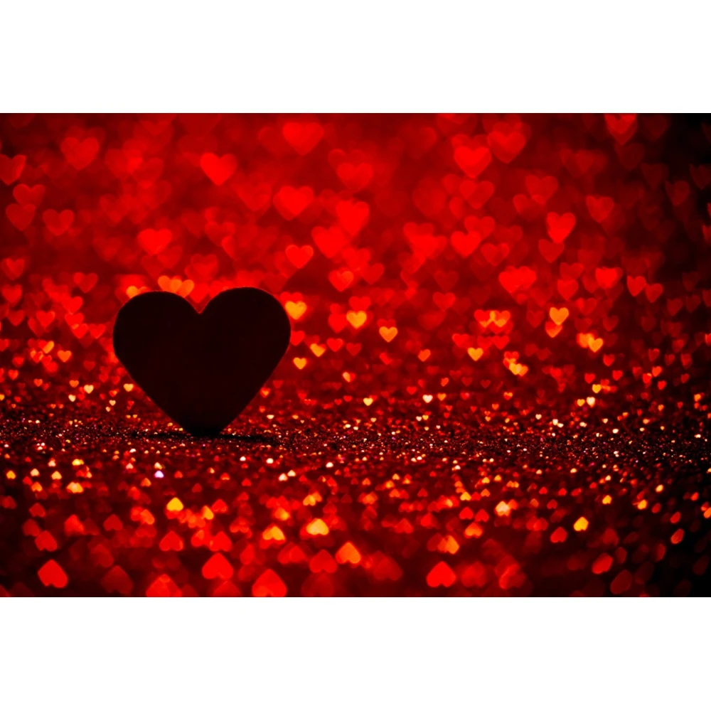 Yeele Valentijnsdag Achtergrond Glitter Licht Bokeh Liefde Hart Deel Decor Portret Fotografie Achtergrond Photocall Fotostudio