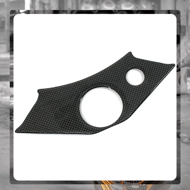 For YAMAHA YZF 600 R6 2003 2004 2005 YZF600 Motorcycle Central Console Carbon Fiber Pattern Sticker Top Triple Clamp Case