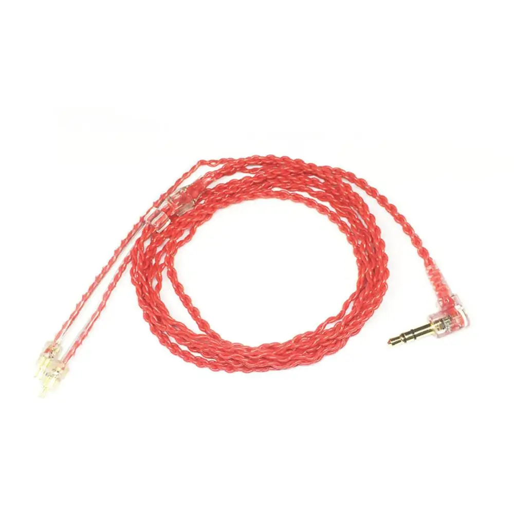 Thouliess DIY Headphone Upgrade Cables 0.78mm 2 Pin Cable for 1964 w4r um3x es3 es5 Earphone Headphone Red