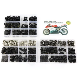 Fit Für Ducati 848 1098 Motorrad Zubehör Komplette Voll Verkleidung Schrauben Kit Clips Karosserie Schraube Muttern Schrauben Stahl