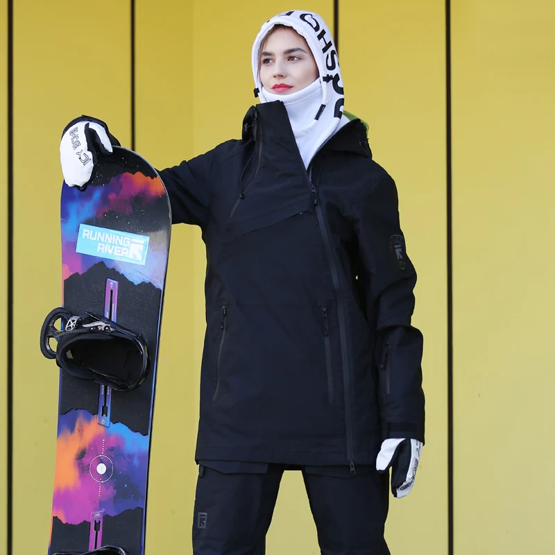 Correndo rio marca mulher 2021 jaquetas de snowboard para o inverno quente mid-coxa ao ar livre roupas esportivas qualidade jaqueta esporte n0452