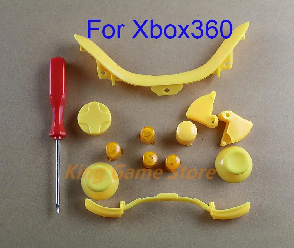 

20sets/lot Replacement Full set buttons with T8 screwdriver for XBOX 360 xbox360 wireless controller repair parts