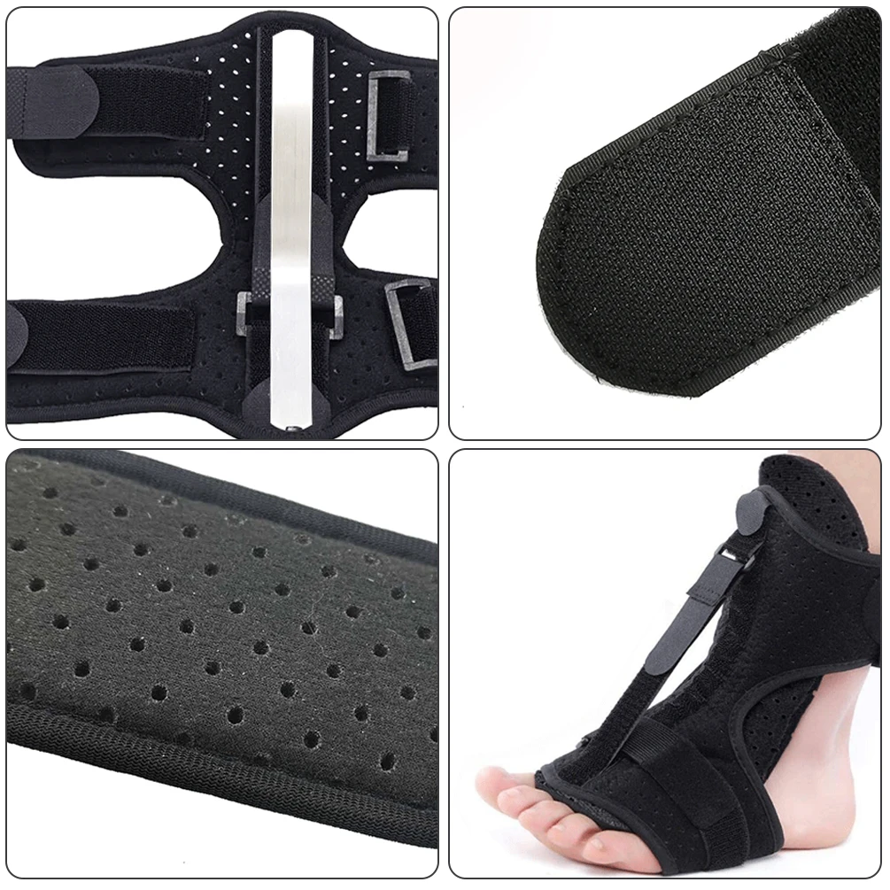 1Pc podeszwowy Fasciitis grzbietowa szyna na noc orteza na stopę stabilizator regulowany spadek stóp Orthotic Brace wsparcie ulga w bólu narzędzie