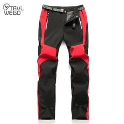 TRVLWEGO-Pantalon de trekking pour homme et femme, pantalon de sport d'hiver, randonnée, camping, sourire, degré d'eau, cyclisme, très chaud, UNIS issement, fjening