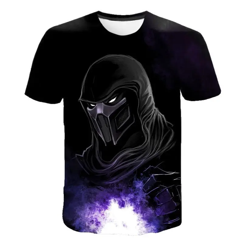 Sweatshirts Summer 3D Printed Mortal Kombat T-Shirt Camisas Streetwear Men Women Boy Girl Child Kids Casual Short Sleeve Top Tee