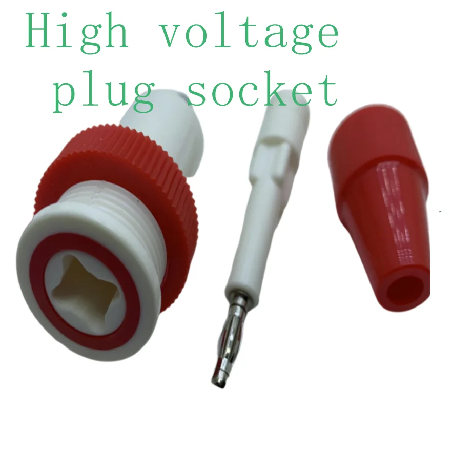 

High Voltage Resistance Banana Plug Socket, Cross-Shaped Surface, Plug-in 10A, Current for High Voltage Test Joints, 20KV