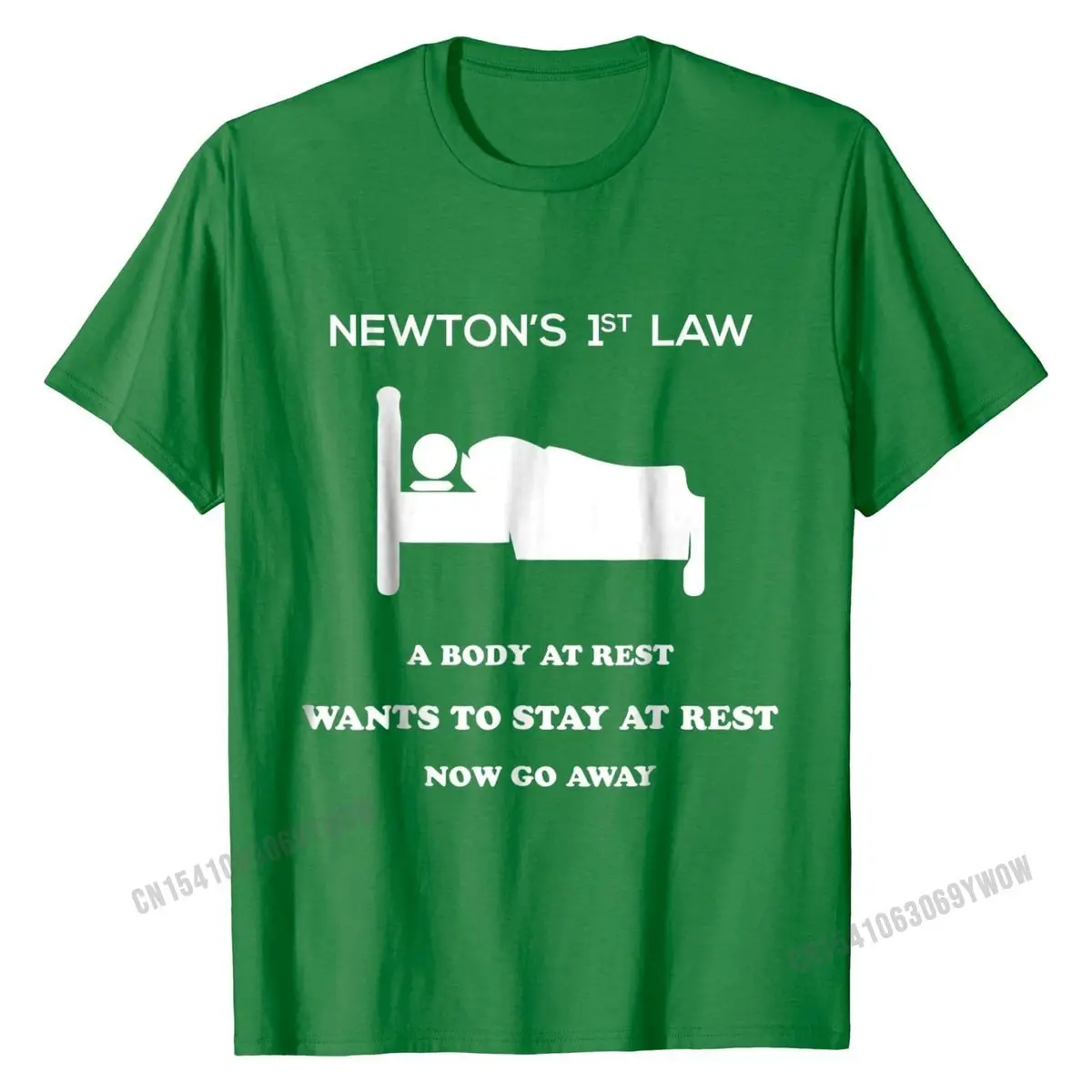 Newtons First Law Now Go Away Funny Birthday Gifts Tshirts Latest Men Tops T Shirt Gift Tshirts Cotton Fashionable