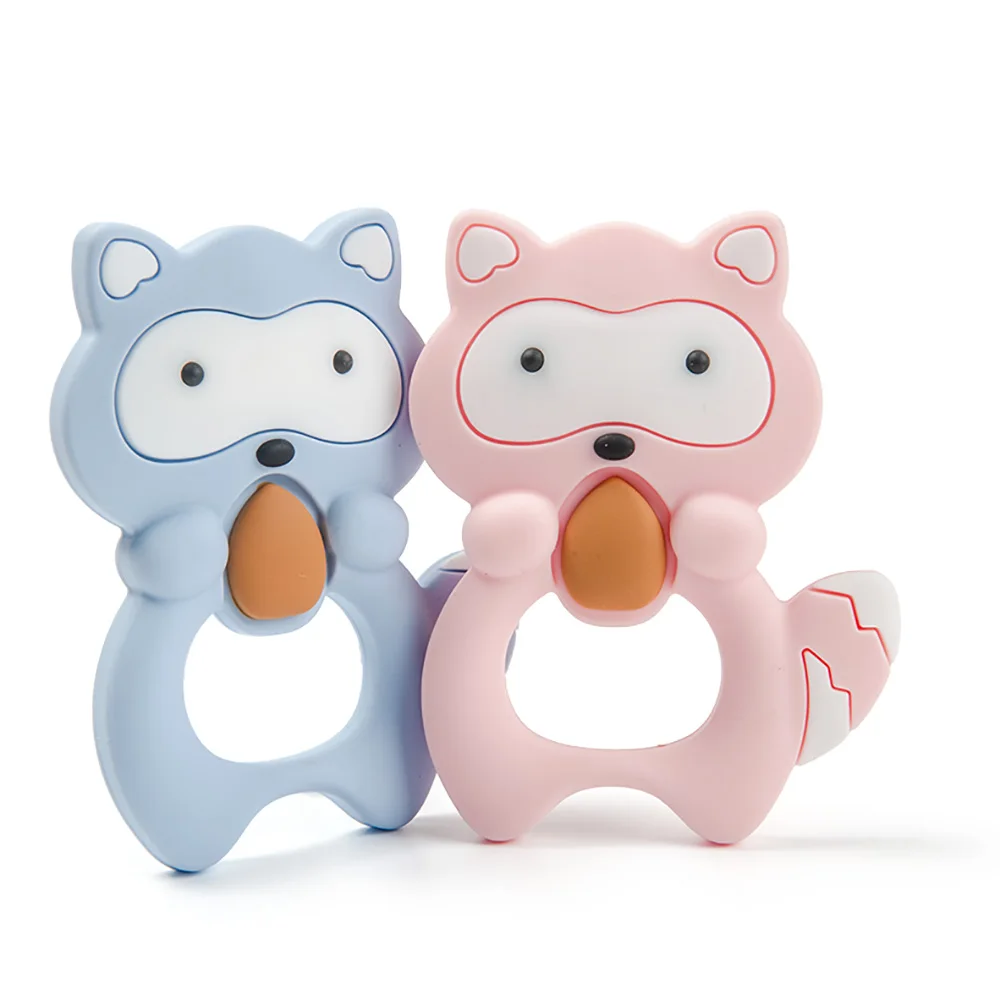 Cute-idea 1PC dziecko silikonowe gryzak Koala Cartoon zwierząt BPA bezpłatne gryzonie ząbkowanie naszyjnik Food Grade niemowląt żucia zabawki