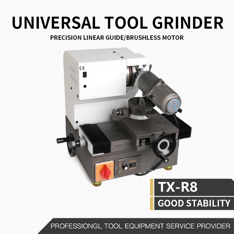 TX-R8 Universal Tool Grinding Machine Quickly Grinding Various Shapes Of Carving Knives Precision Linear Guides