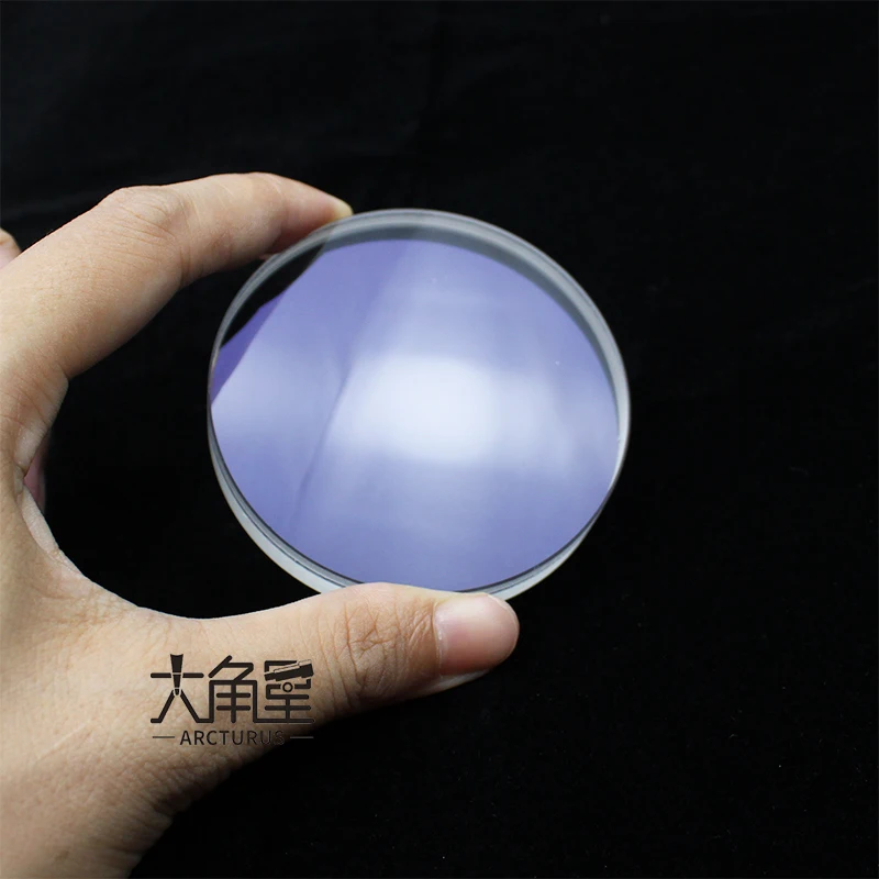 D60F410 Double Glued Blue Film Objective Lens K9 Glass Material For DIY Refracting Monocular Astronomical Telescope