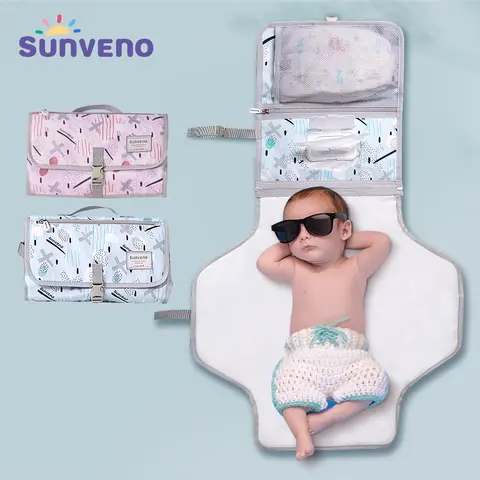 Portable Baby Changing Mat Waterproof Sunveno