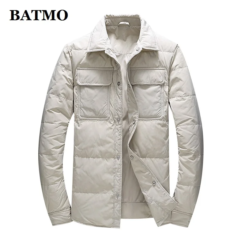 BATMO 2023 new arrival winter 80% white duck down jackets men,winter blazer men,88030