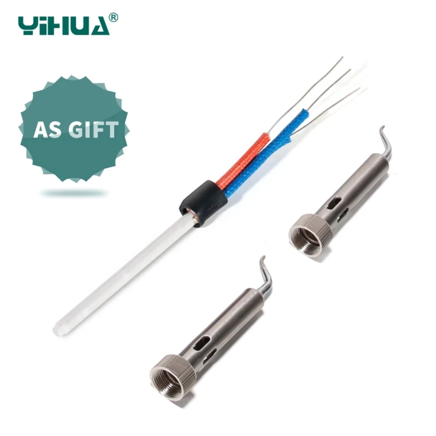 YIHUA 908D 938D 960-I 908D-II Heater for 100V / 220V Portable Hot Tweezers Mini Soldering Station Hot Tweezers for BGA SMD Repai