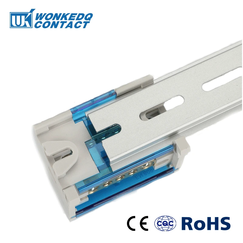 WKH-207 Junction Modular Screw Universal WKH207 Wire Electrical Connector Din Rail Terminal Block Power Distribution Box