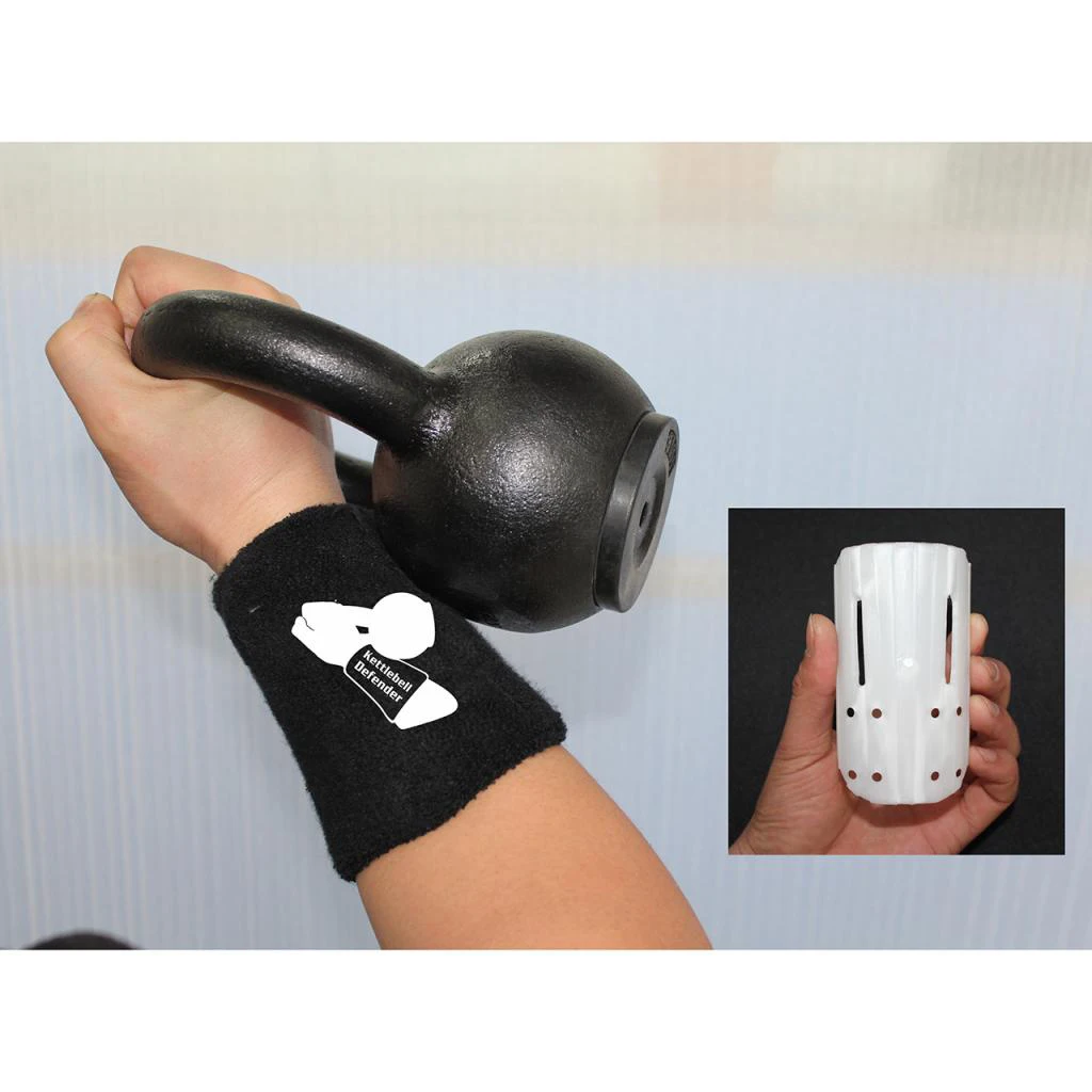 

1 Pair Black Athletics Kettlebell Wrist Guards Defender Brace Protector Wrap Wrist Guard Band Brace Support Pain Relief