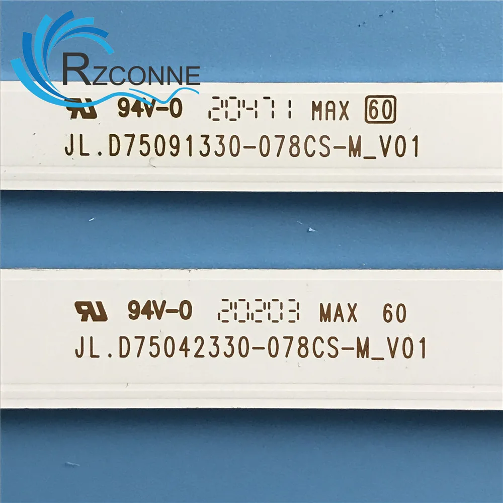 Imagem -02 - Retroiluminação Led Tira Lâmpada para 75 tv 75uhdledalexav1 75u6763db 75u6863db 75hl16t64u Jl.d75042330078cs Jl.d75091330178as-m