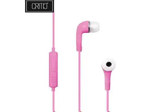 Critic J5 Earbuds Earphone Pink