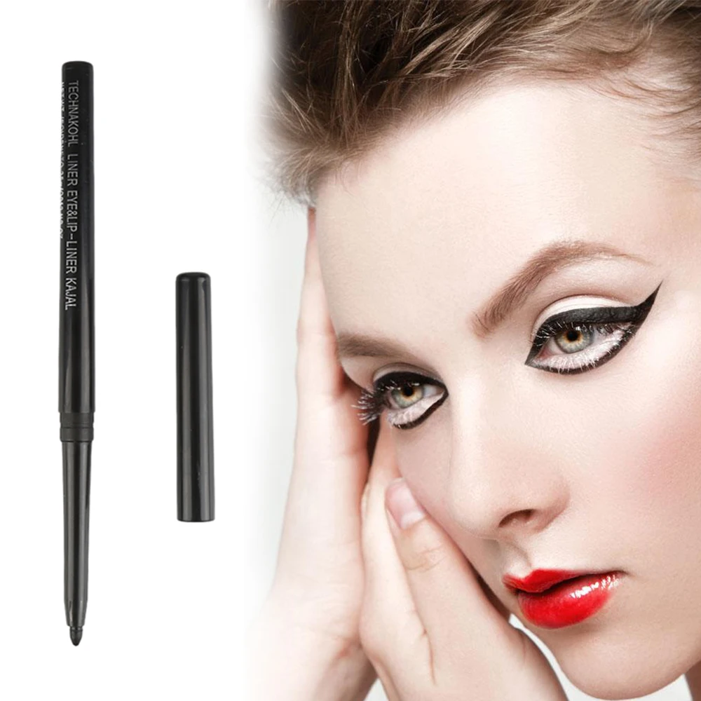 1PCS Black Waterproof  Rotation Eyeliner Eyeshadow Pencil Set  Natural Fashion Long-Lasting Makeup Pen New for All People  TSLM1