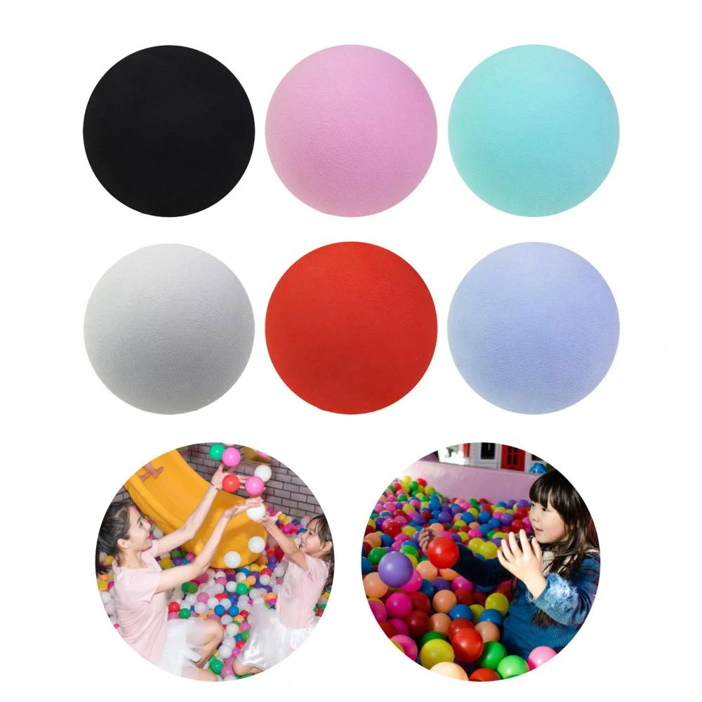 5pc 65mm eva bola de golfe da espuma macia-ajudas de treinamento do balanço do golfe para crianças ou adultos, verde de colocação interno, prática