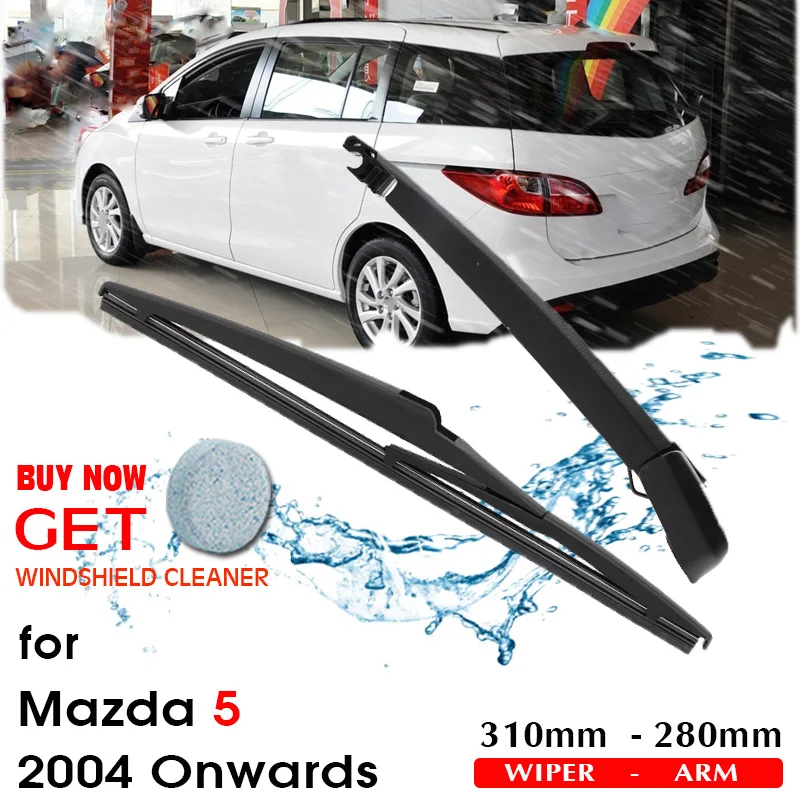 

Car Wiper Blade Rear Back Window Windscreen Windshield Wipers Auto Accessories For Mazda 5 Hatchback 310mm 2004 Onwards