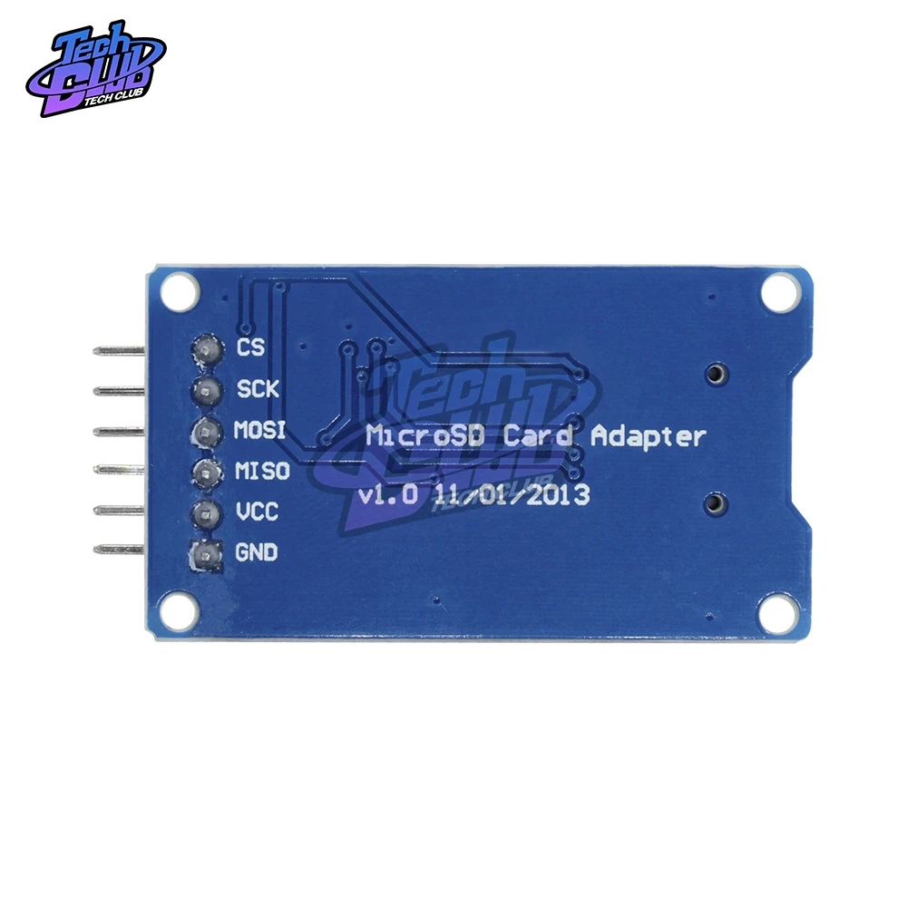 Módulo lector de tarjetas Micro SD Mini TF, interfaz SPI con Chip convertidor de nivel para Arduino