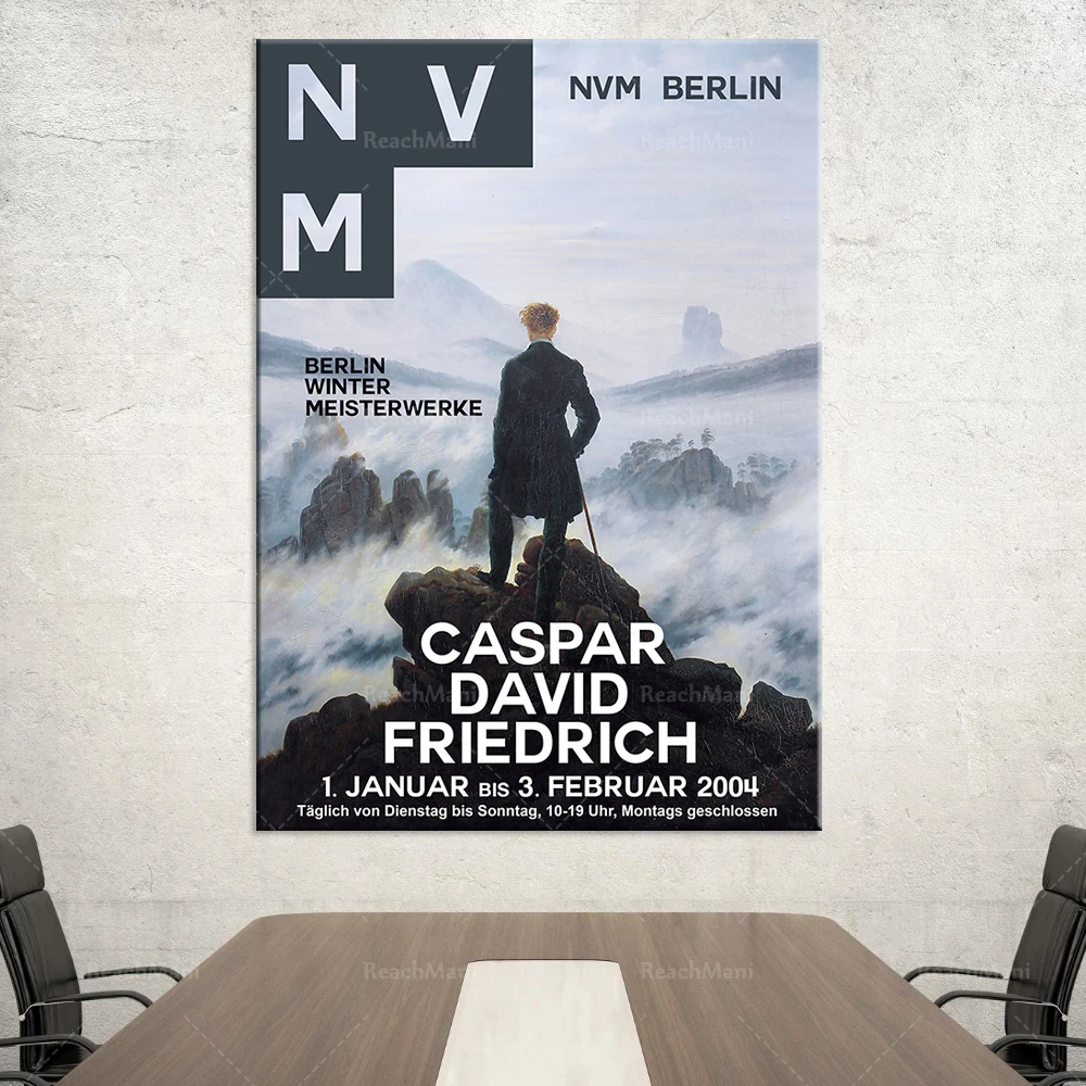 Caspar David Friedrich Exhibition Poster Museum Decor