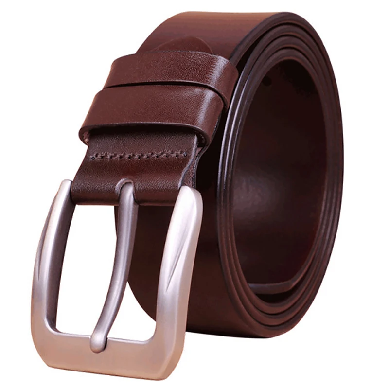 fashion men's belts leather for jeans black belt man real leather mens belt straps male belts luxury ceinture cuir homme   fs201