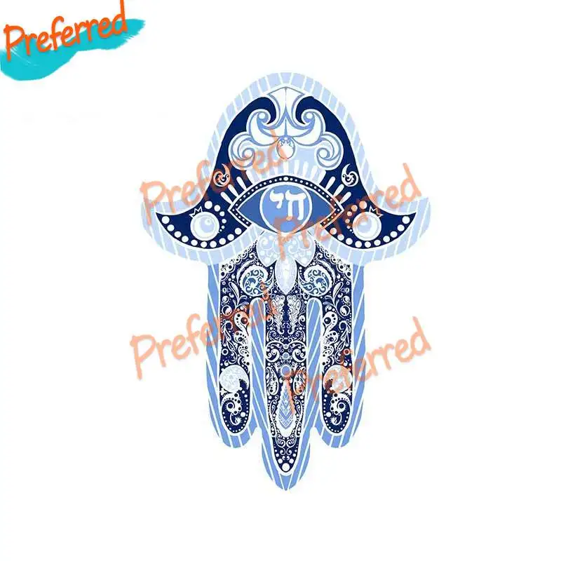 

High Quality Hamsa Hand Decal Motocross Racing Laptop Helmet Trunk Wall Vinyl Car Sticker Die Cutting Waterproof PVC